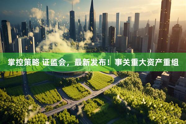 掌控策略 证监会，最新发布！事关重大资产重组